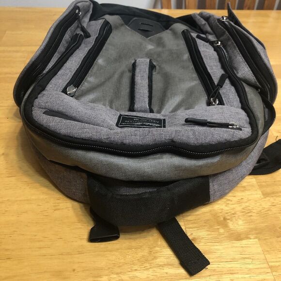 Eddie Bauer Backpack Diaper Bag Gray Baby First Adventure READ Desc - Picture 6 of 13